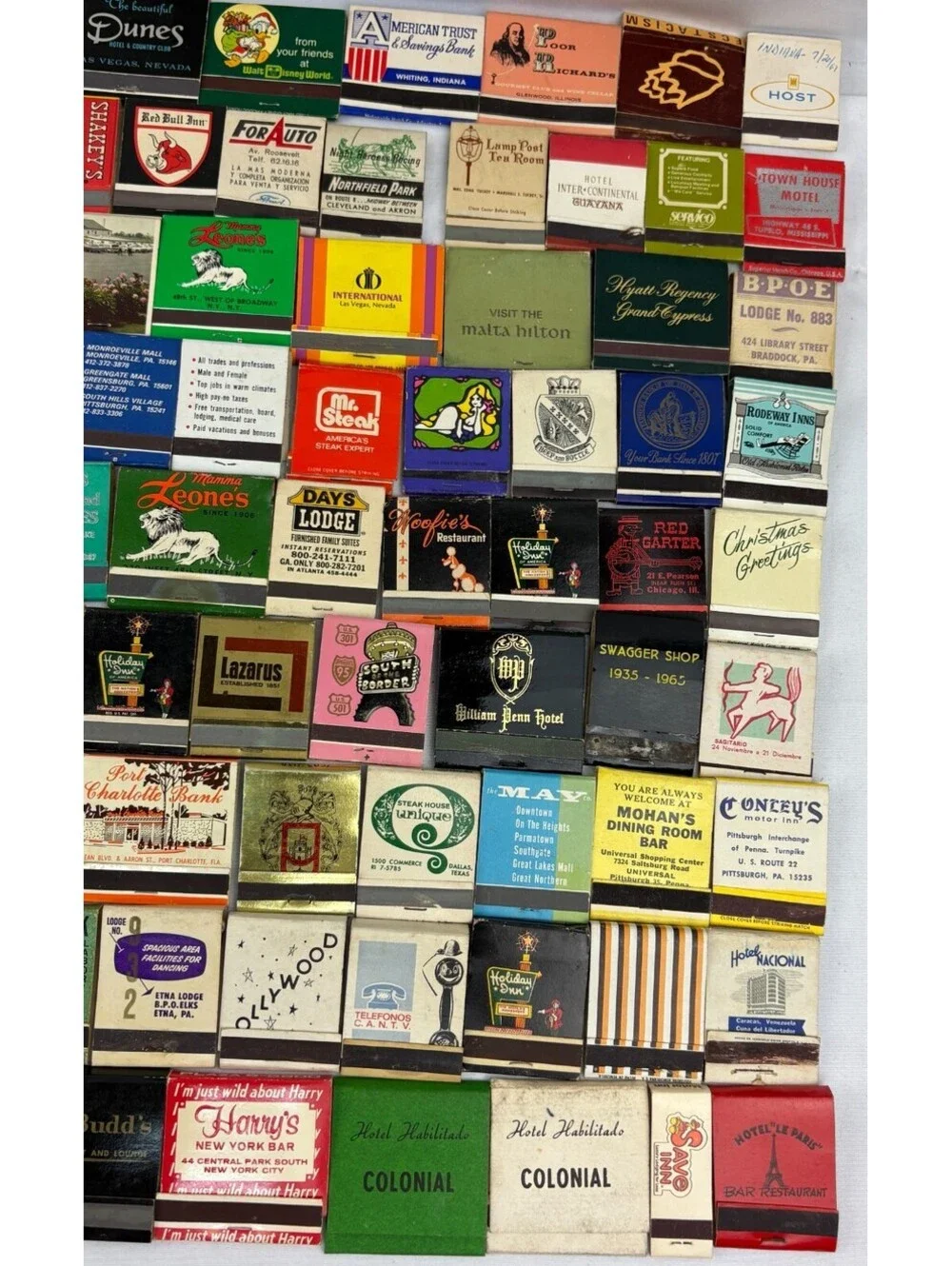 Vintage Matchbooks Mixed Lot of New, Opened & Used 180pcs (2)